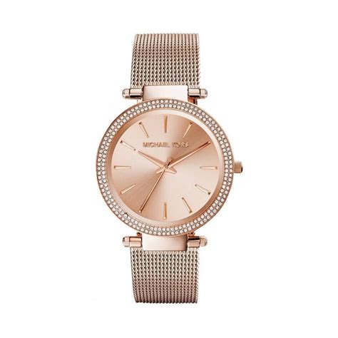 michael kors mk3369 damen armbanduhr pink|michael kors pink watches.